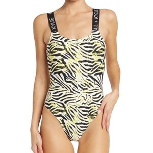 NWOT Kendall and Kylie Acid Zebra One Piece